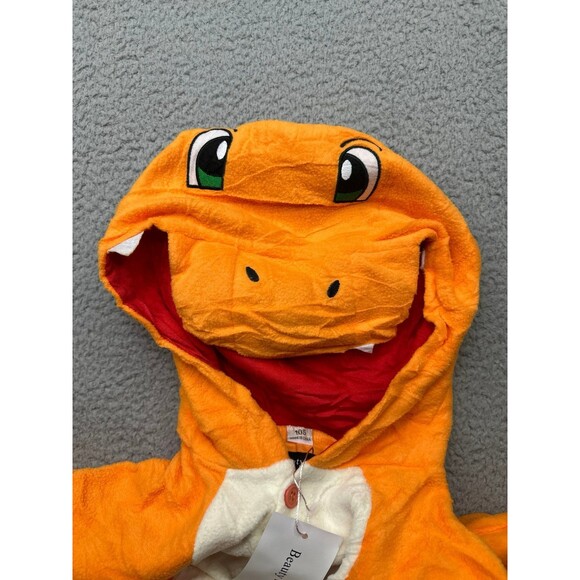 Charmander Pokémon onesie pajama fleece 5-9 new in package - Picture 8 of 11